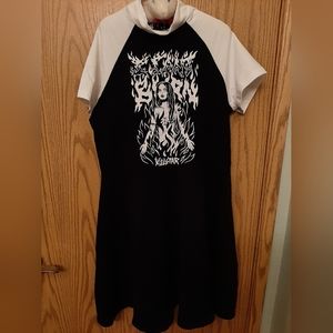 Killstar I Can't Burn Raglan Skater Dress